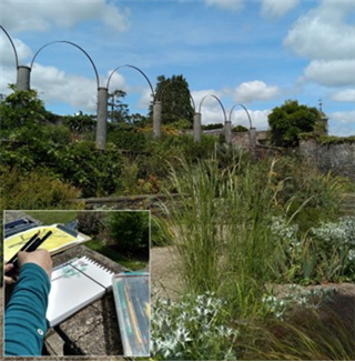 Drawing & Painting on Location - Dyffryn Gardens 
