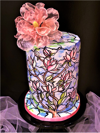 Sugarcraft - Cake Decorating: Frosty Magnolia Cake