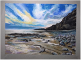 Striking Coastal Seascapes in Charcoal & Pastel with Sarah Davies