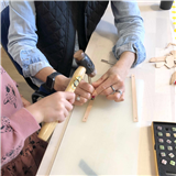 Make a Leather Wristband Together with Anna Figgins (Family Class for Adult and Child/ren)