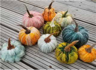 Halloween Needlefelted Pumpkins - FF5813T - Saturday AM